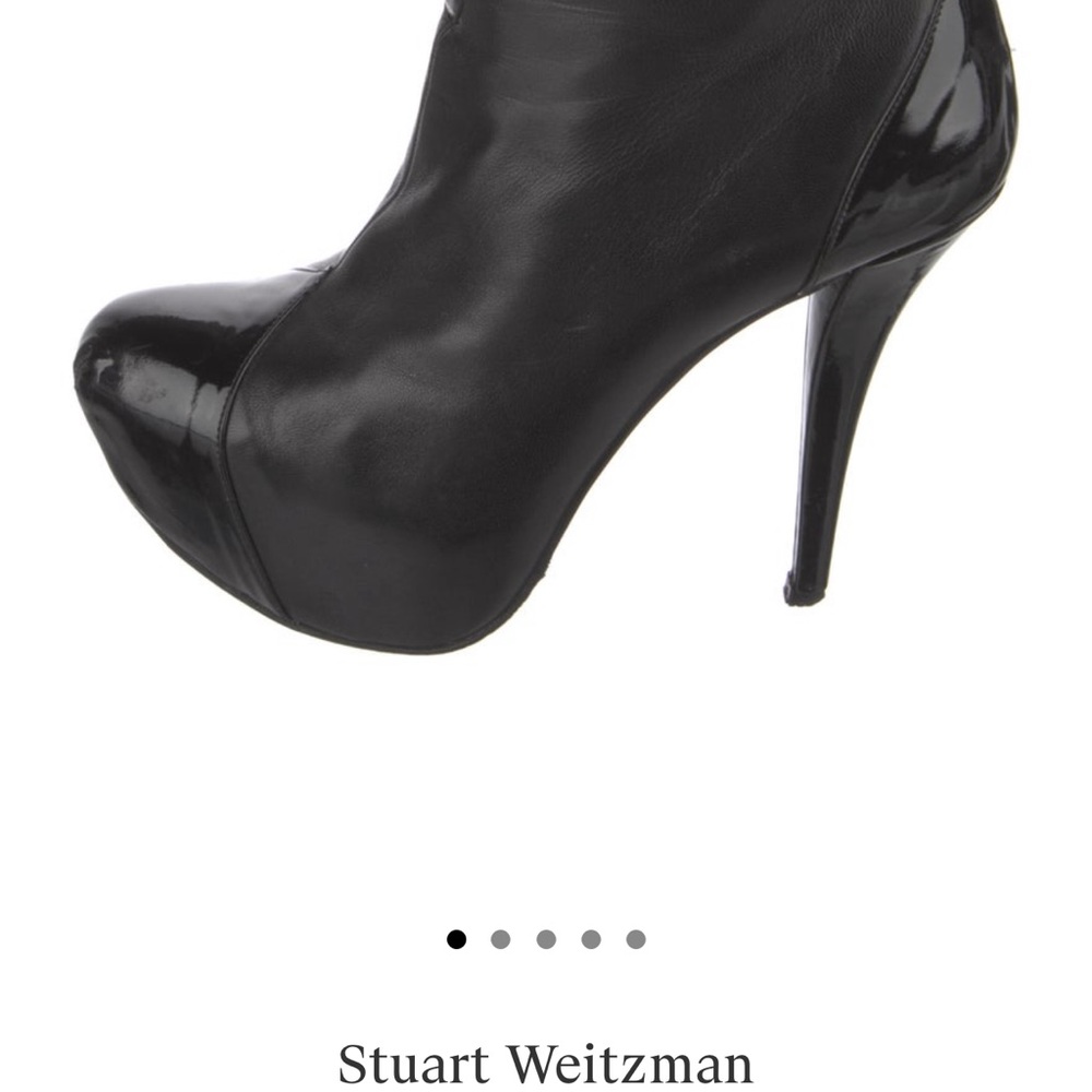 Stuart Weitzman leather boots.